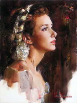 Mujer Painting - Chica guapa MIG 37 Impresionista